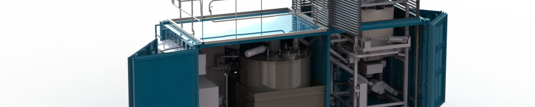 3D rendering of the UMB in operating position